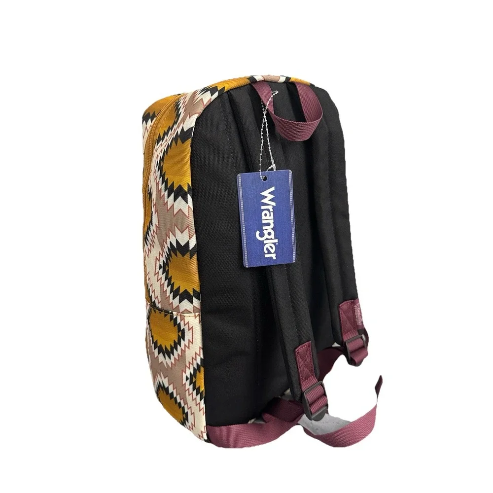 Wrangler Unisex's Light Brown-tape‎ Backpack WG2000-001TN New